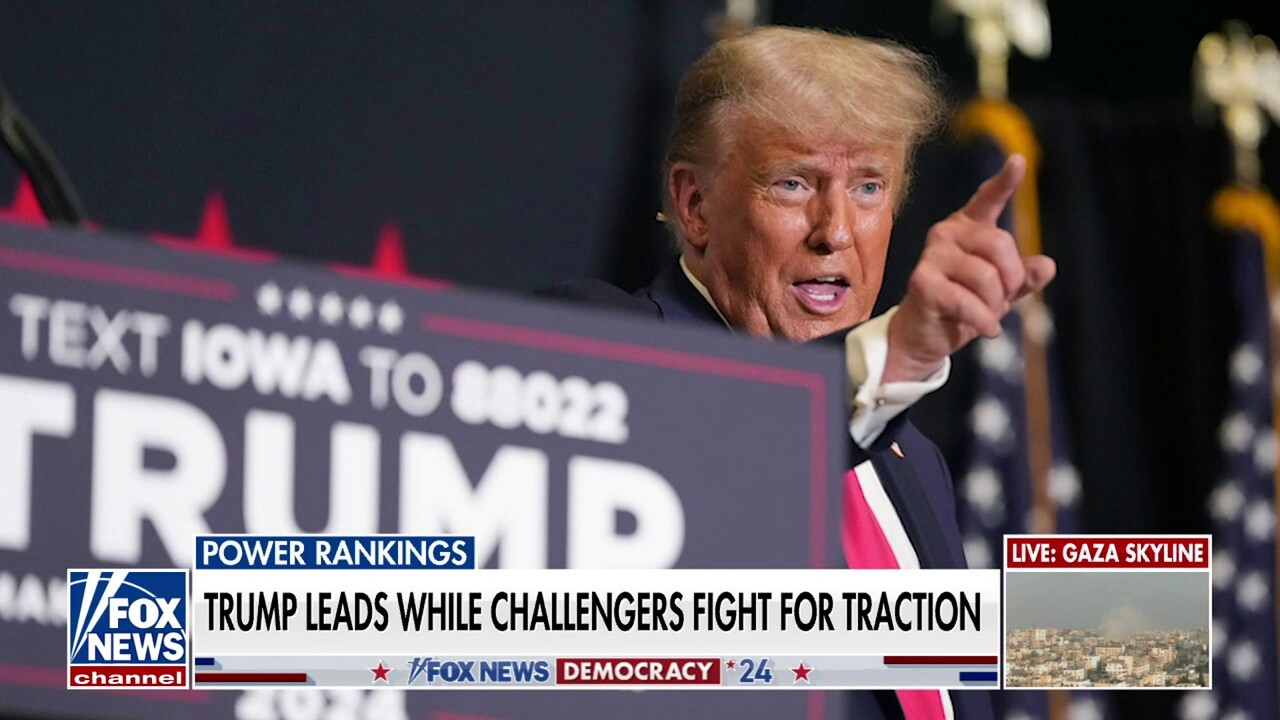 FOX News Power Rankings show Trump holding strong lead as competitors fight for traction