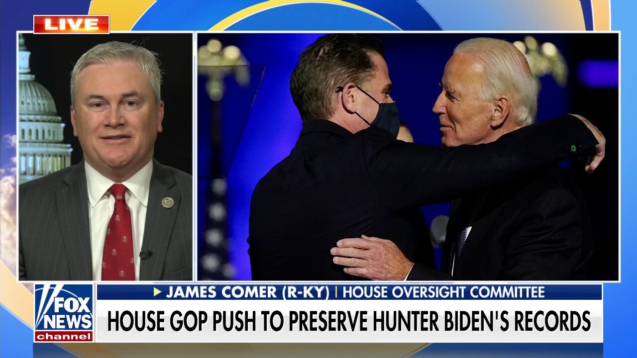 Rep. James Comer: 'It is just a matter of time before Hunter Biden gets indicted'