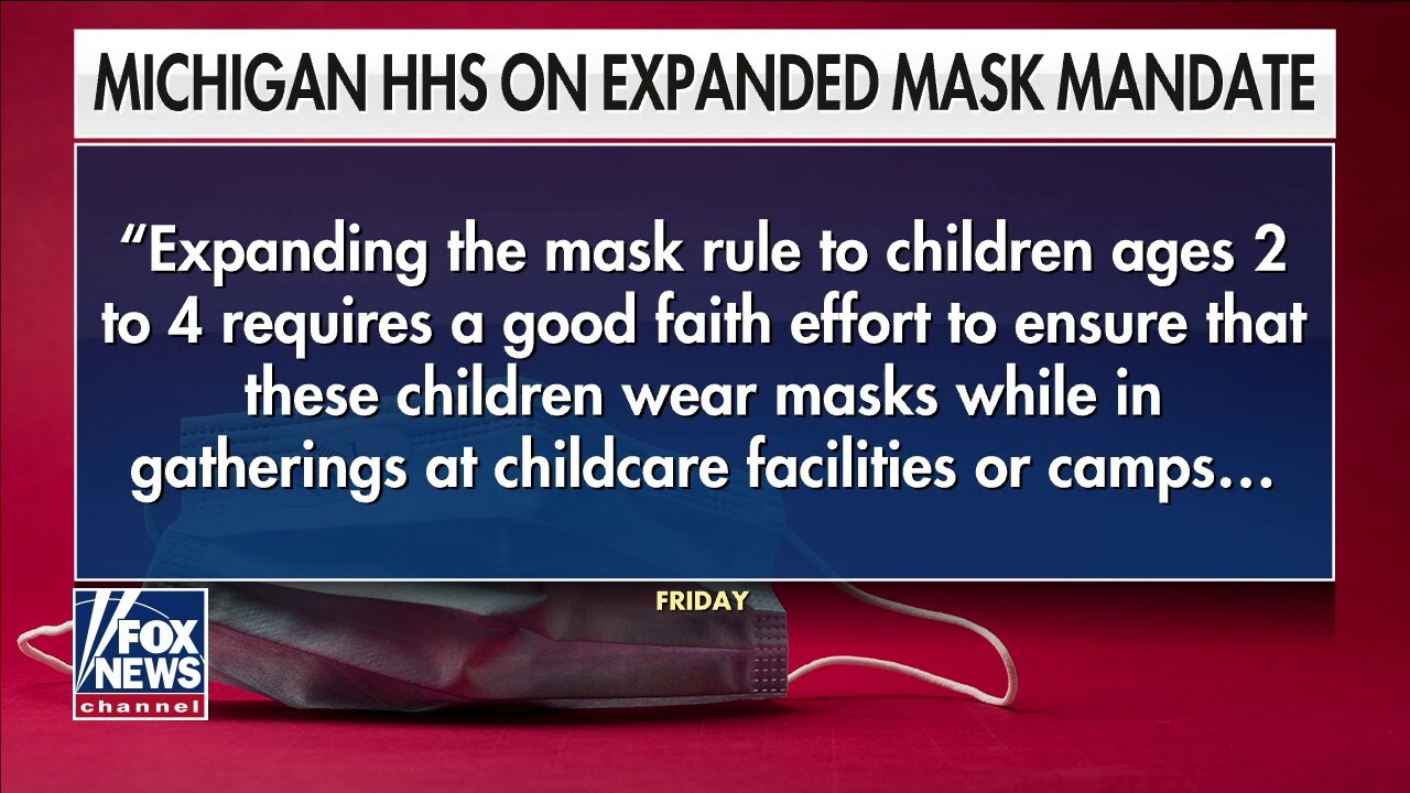 Michigan expands mask mandate to children as young as 2 years old