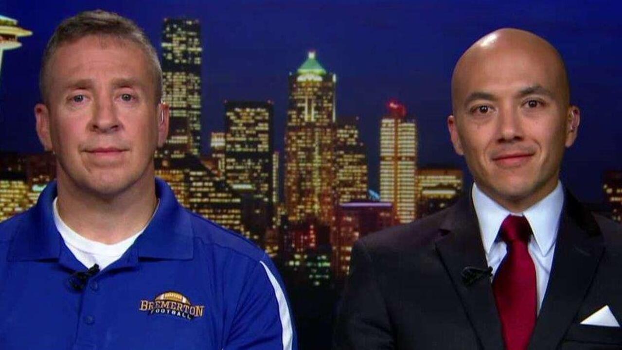 Coach fired for praying speaks out after filing lawsuit