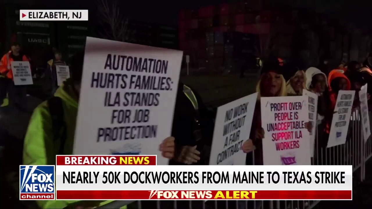 Nearly 50,000 union dock workers walk out over wages, concerns of automation