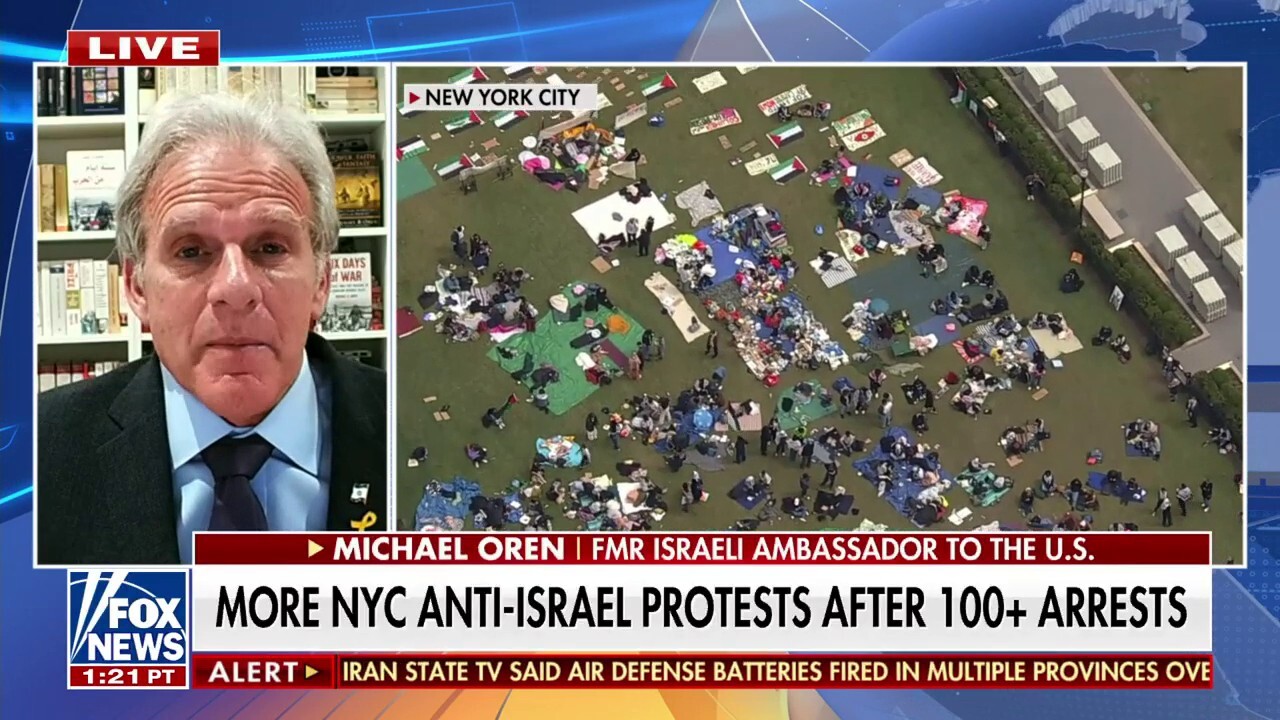 Michael Oren: 'These are profoundly anti-American protests'