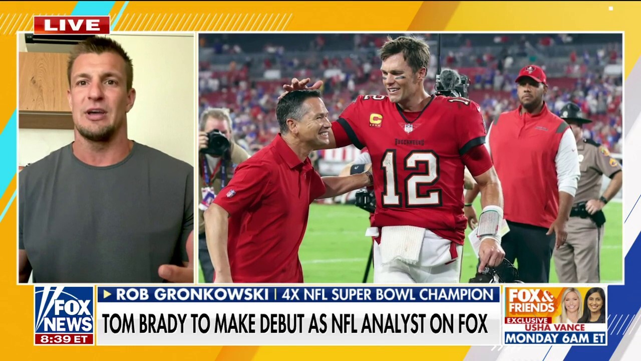 Gronk previews Tom Brady's FOX NFL broadcasting debut