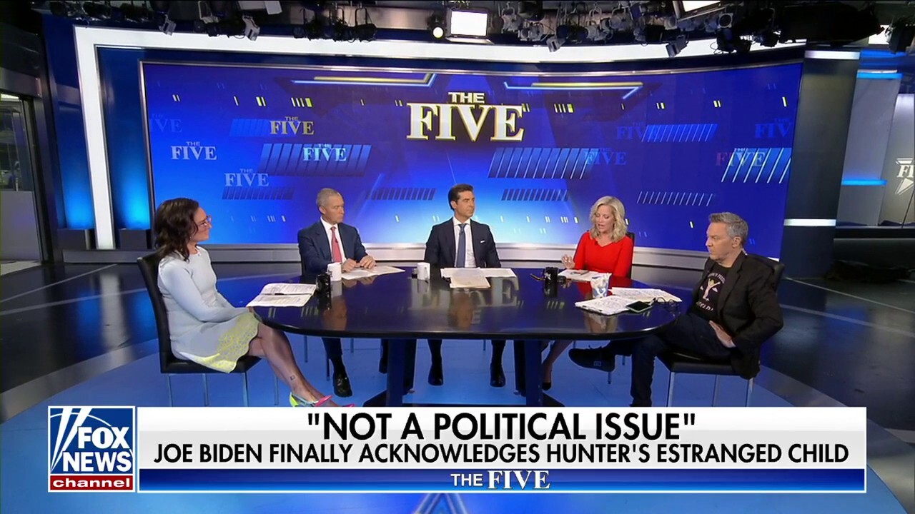 ‘The Five’ discuss how President Biden has finally acknowledged the existence of son Hunter's daughter with ex-stripper in statement to People magazine.