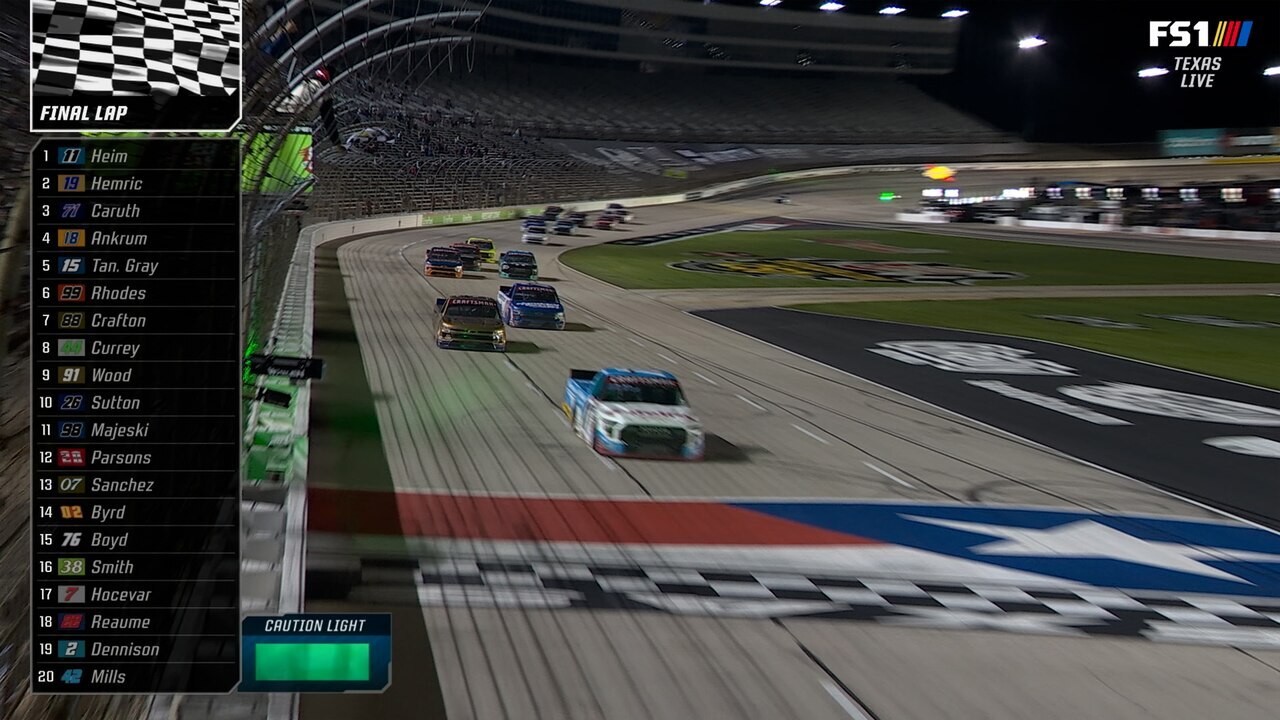  Corey Heim wins SpeedyCash.com 250 astatine  Texas Motor Speedway | NASCAR connected  FOX