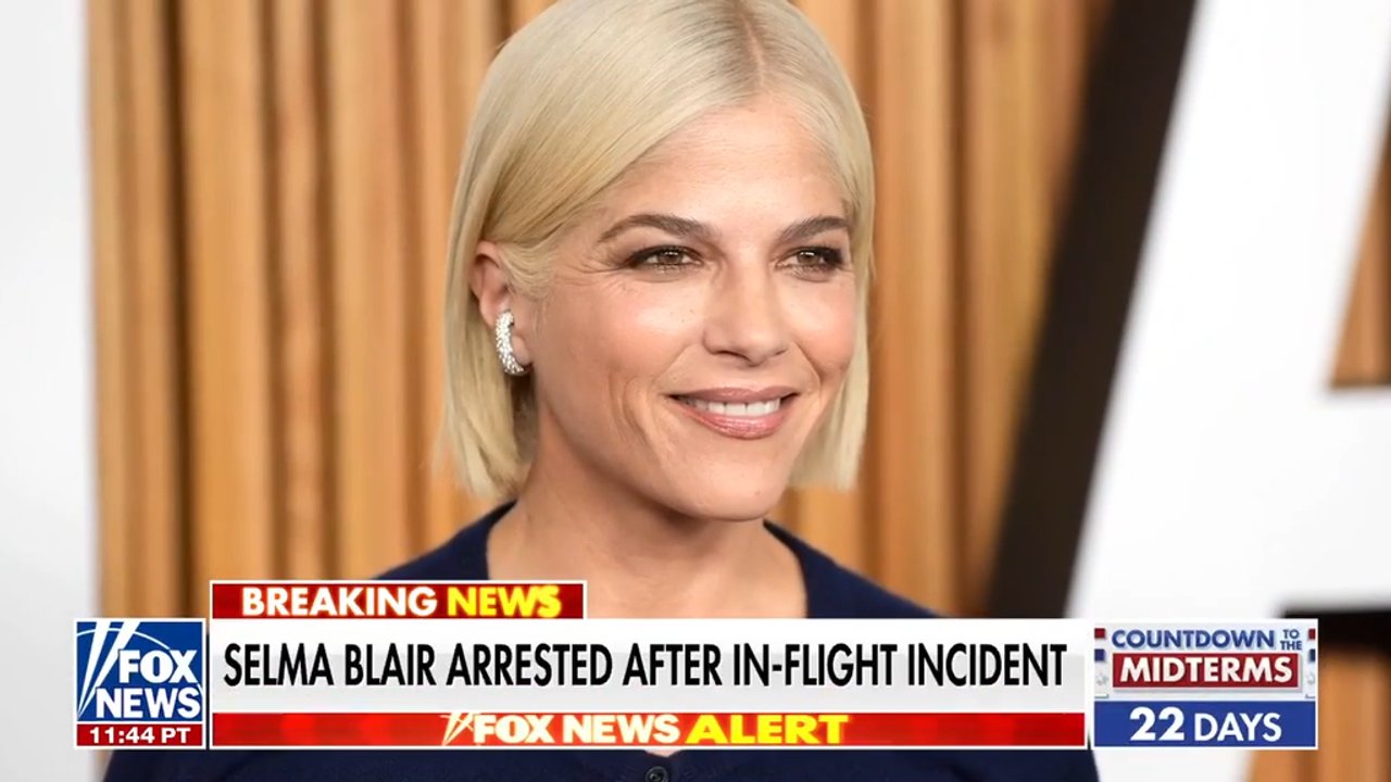 Actress Selma Blair arrested after alleged midflight incident