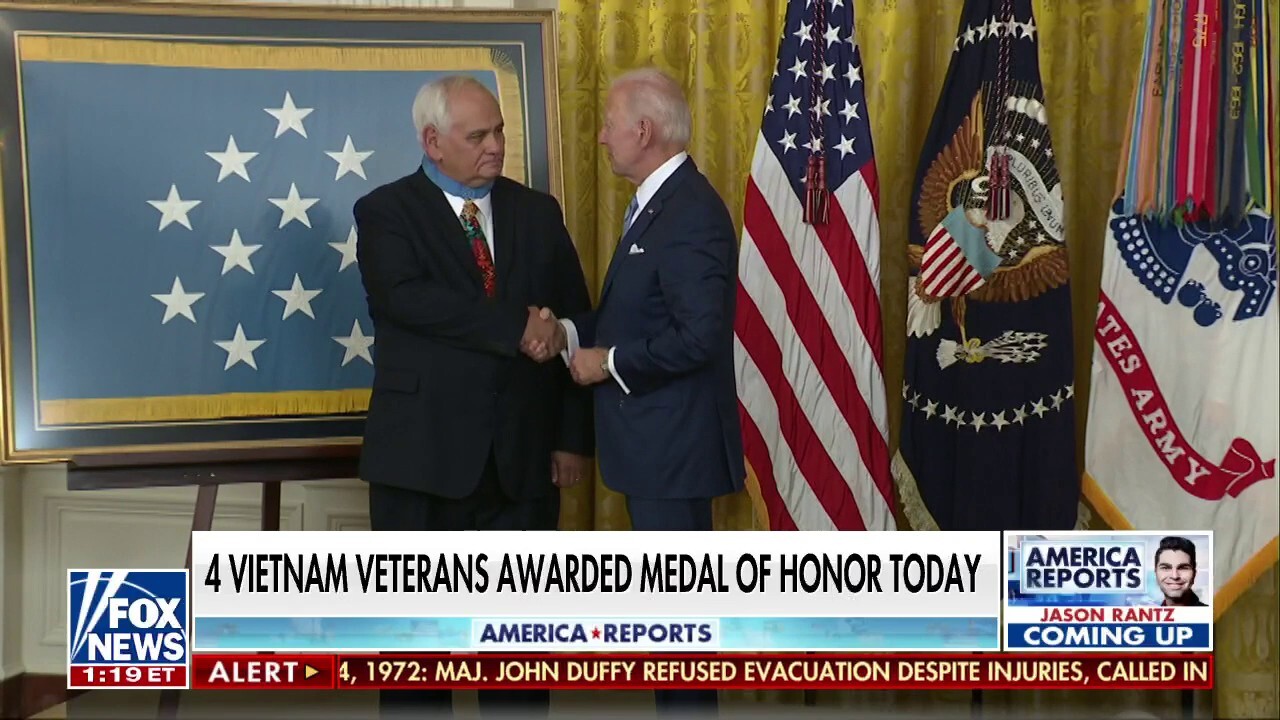 Four Vietnam veterans become latest Medal of Honor recipients