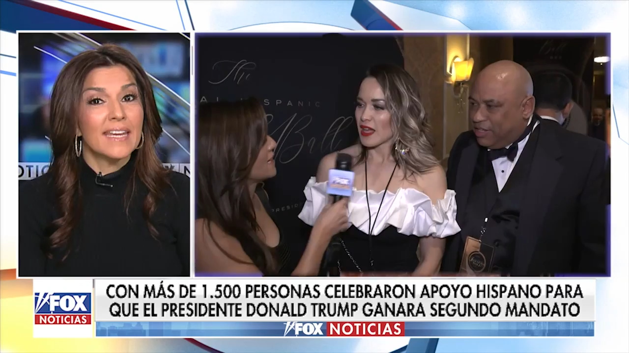  Fox Noticias en el Baile de la Inauguración Hispana