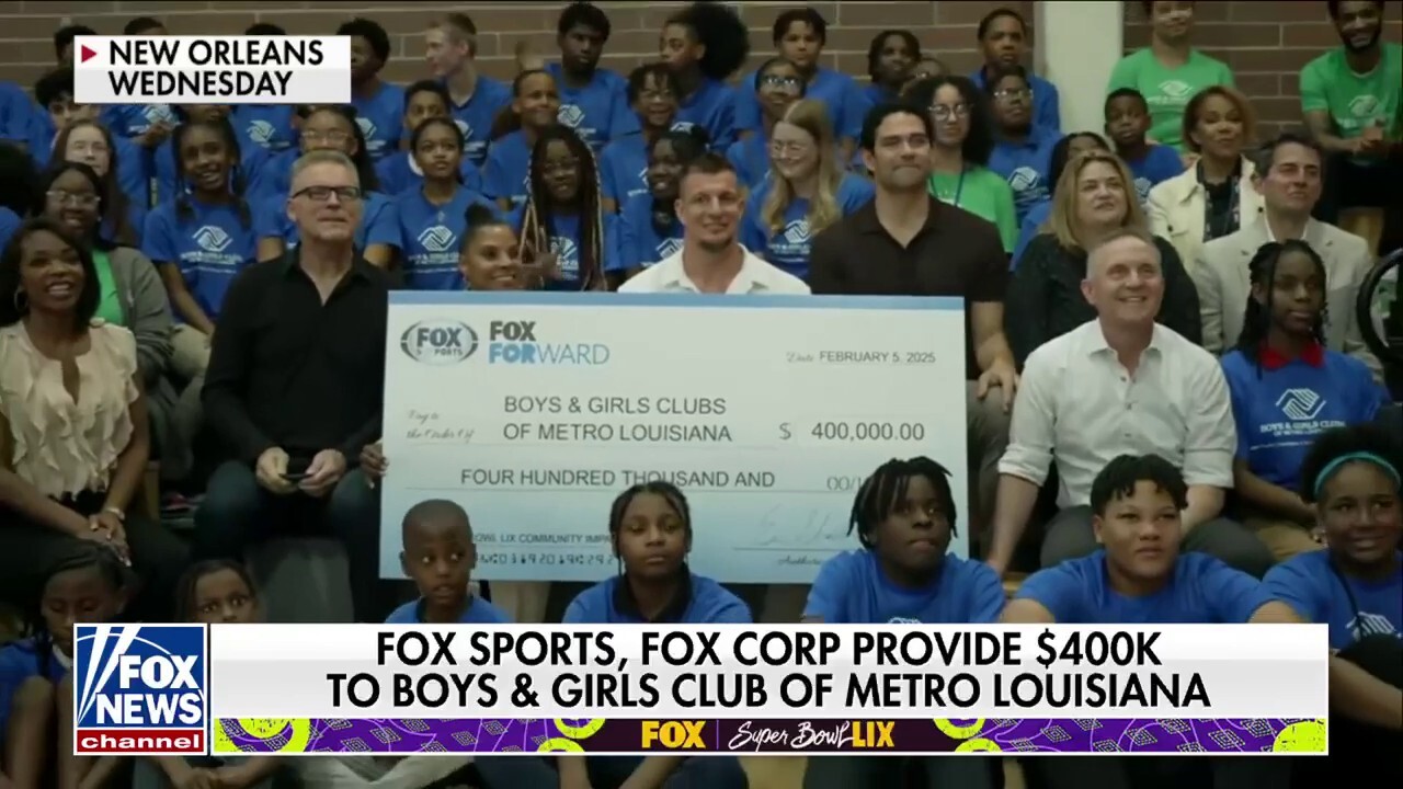 FOX Sports present $400K check to Boys & Girls Clubs of Metro Louisiana