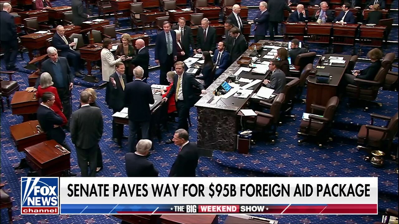 Сенатът е на път да придвижи законопроекта за чуждестранна помощ въпреки известна републиканска опозиция