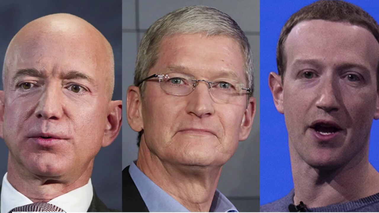 Big tech CEOS to testify before Congress on their dominance of the industry