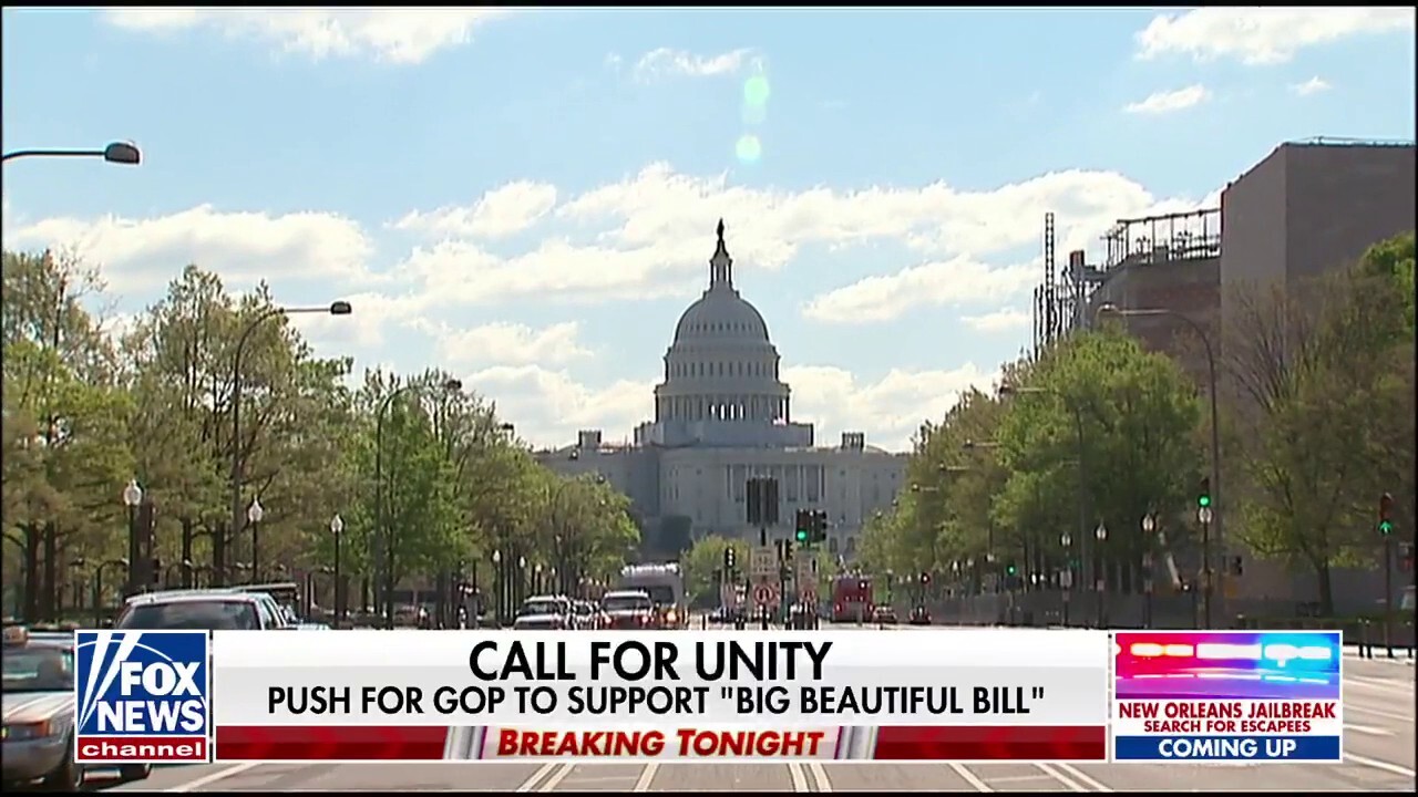 President Trump calls for unity among Republicans as he tries to get agenda passed
