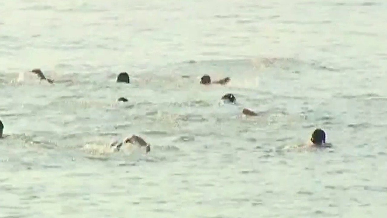  Navy Seal Hudson River Swim on raising money for veterans
