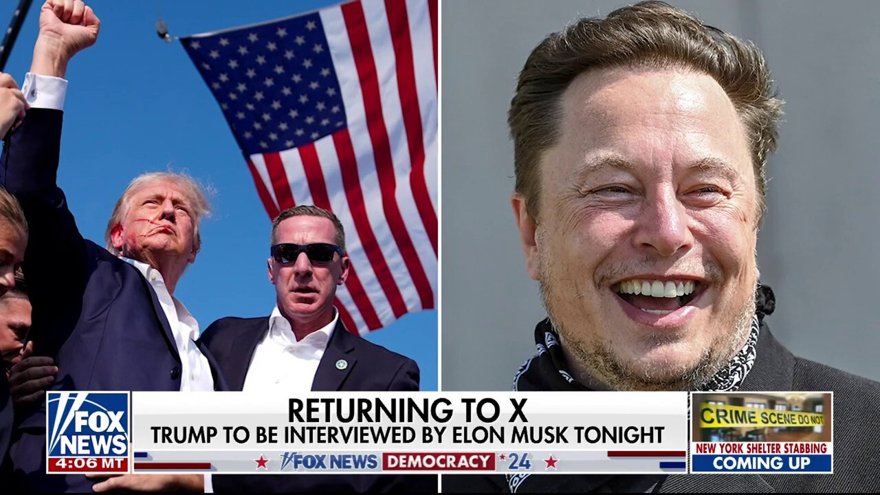 Trump to be interviewed by Elon Musk tonight