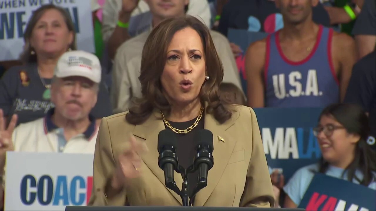 Harris addresses anti-Israel protesters who interrupted Arizona rally