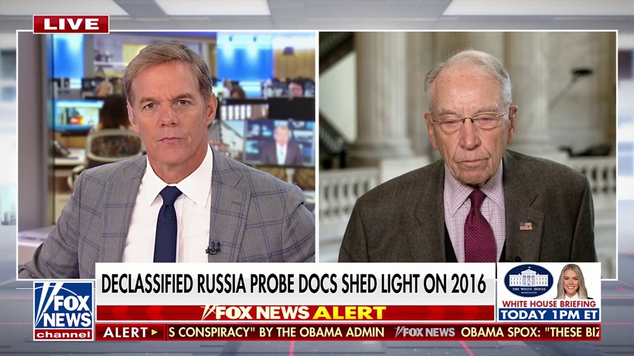 Newly declassified Russiagate docs evidence of 'deep state cover-up,' Sen. Grassley warns
