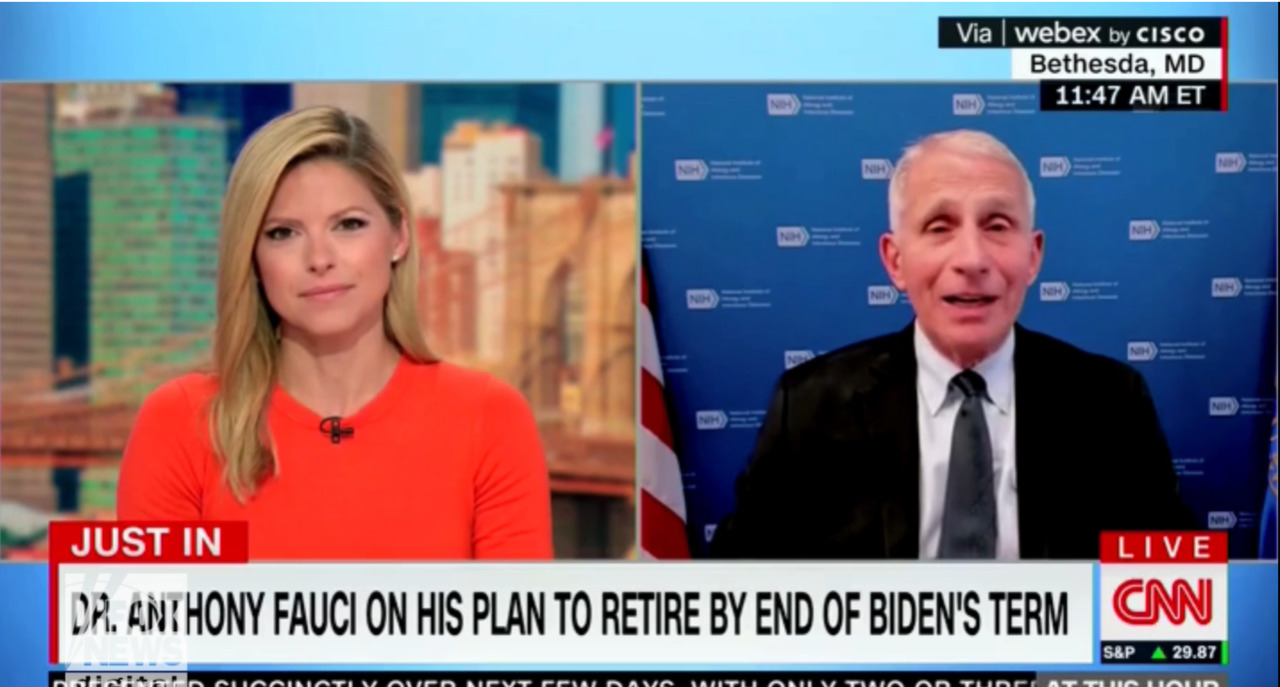 Dr. Fauci discusses his retirement plans with CNN's Kate Bolduan
