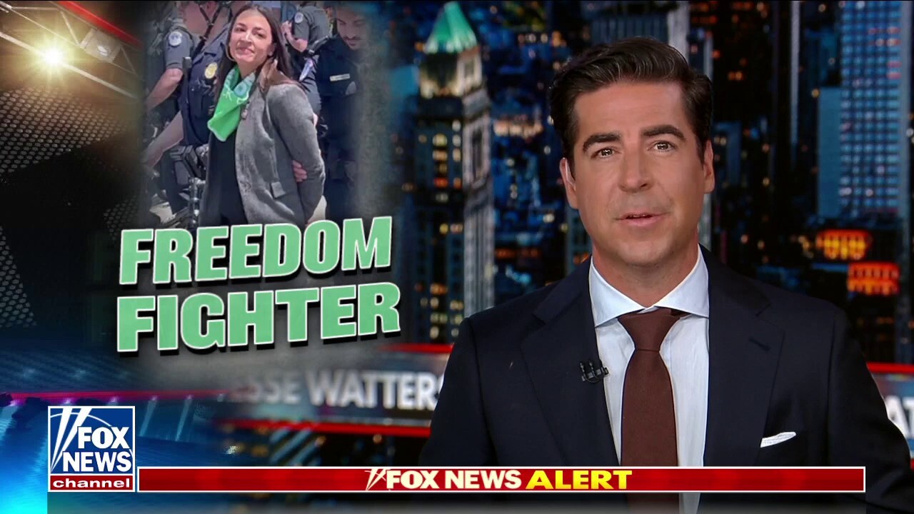 Jesse Watters: Now AOC dramatizes arrest with these same Capitol police