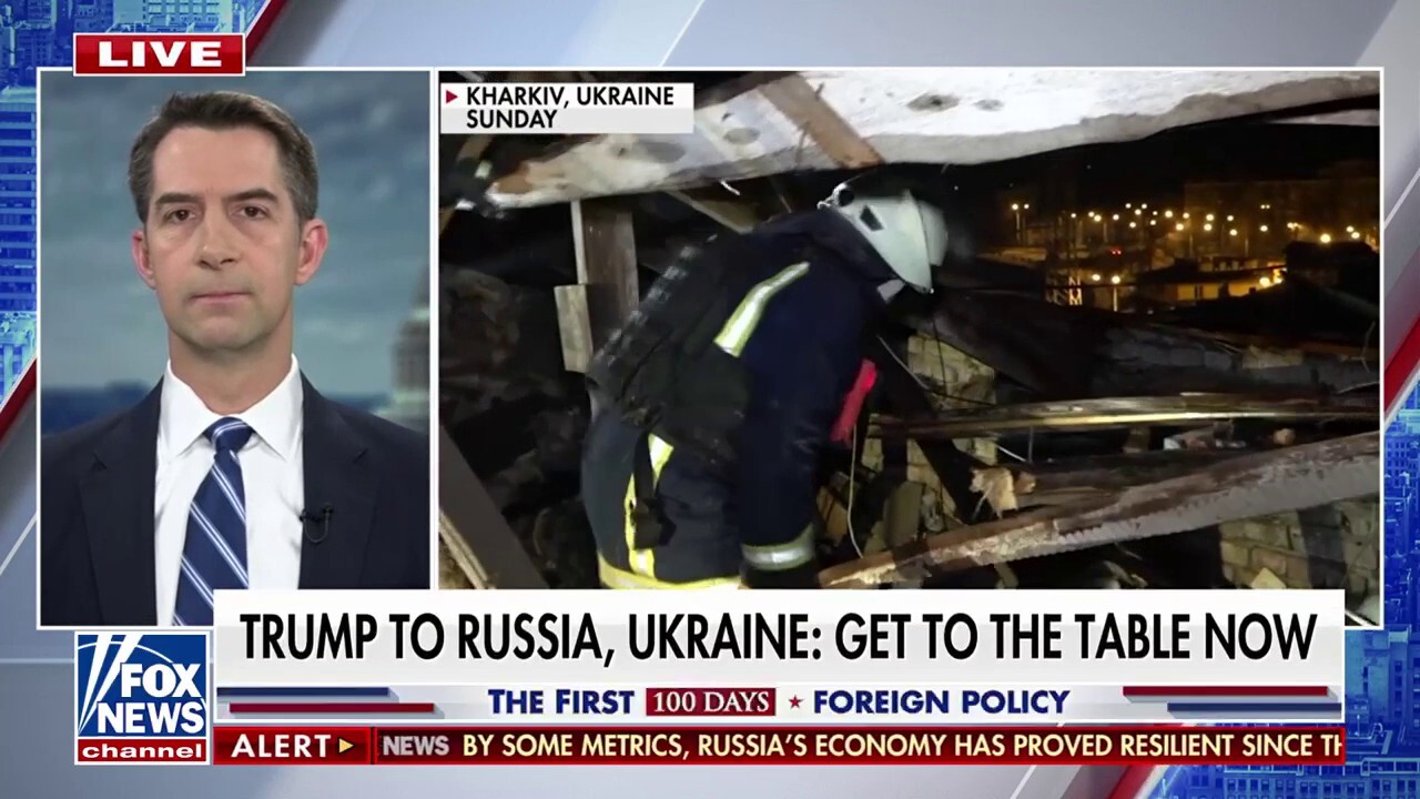 Sen. Tom Cotton: Trump wants a ‘durable’ and ‘lasting’ ceasefire between Russia and Ukraine