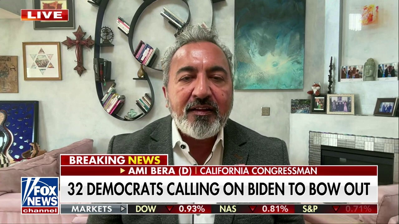 Rep. Ami Bera, D-Calif., discusses the reports that a growing number of Democrats are calling on President Biden to drop out of the presidential race on ‘Your World.’