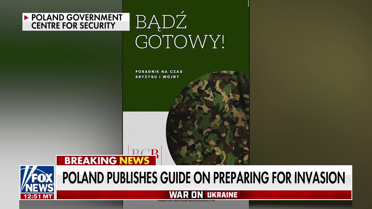 RussiaUkraine war Poland publishes guidebook for potential invasion