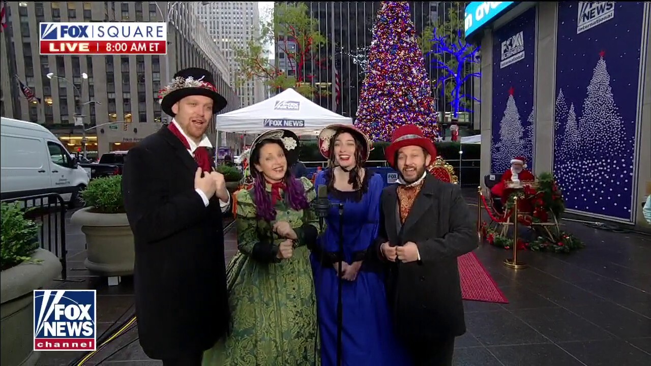 The Christmas Carolers sing 'Deck the Halls' on 'Fox & Friends'