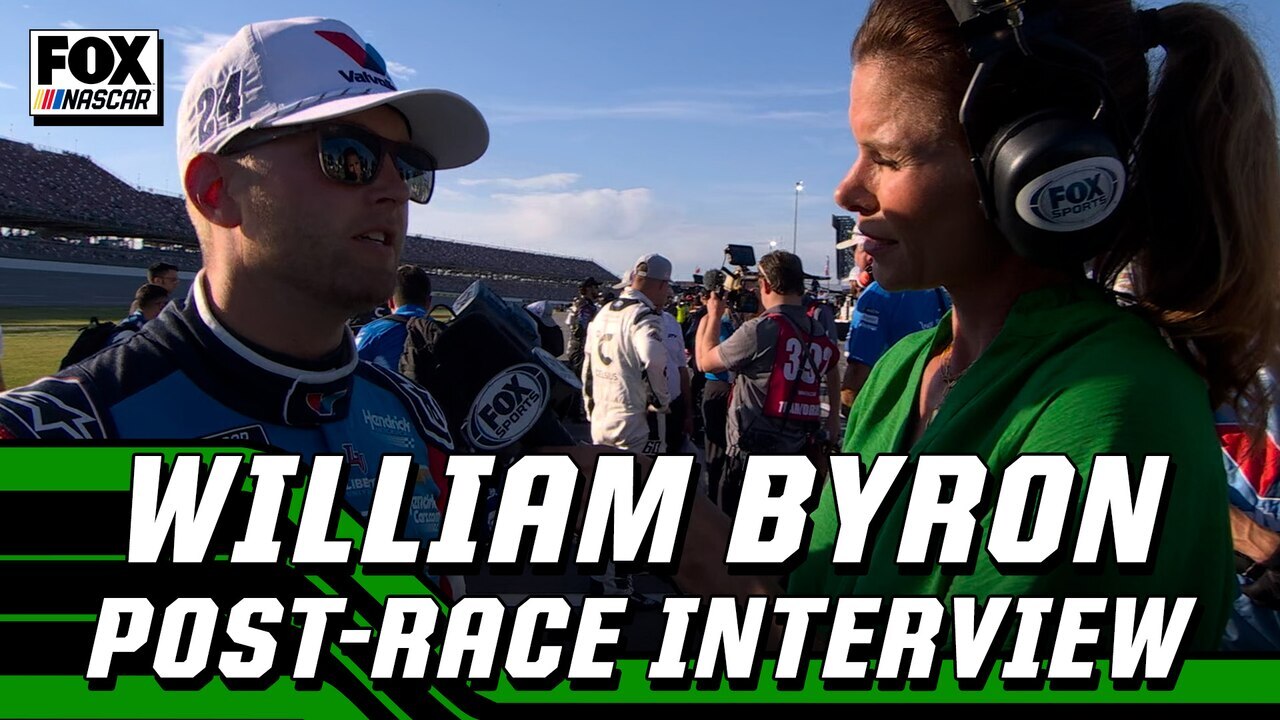 William Byron's post-race interrogation  from Talladega Superspeedway | NASCAR connected  FOX