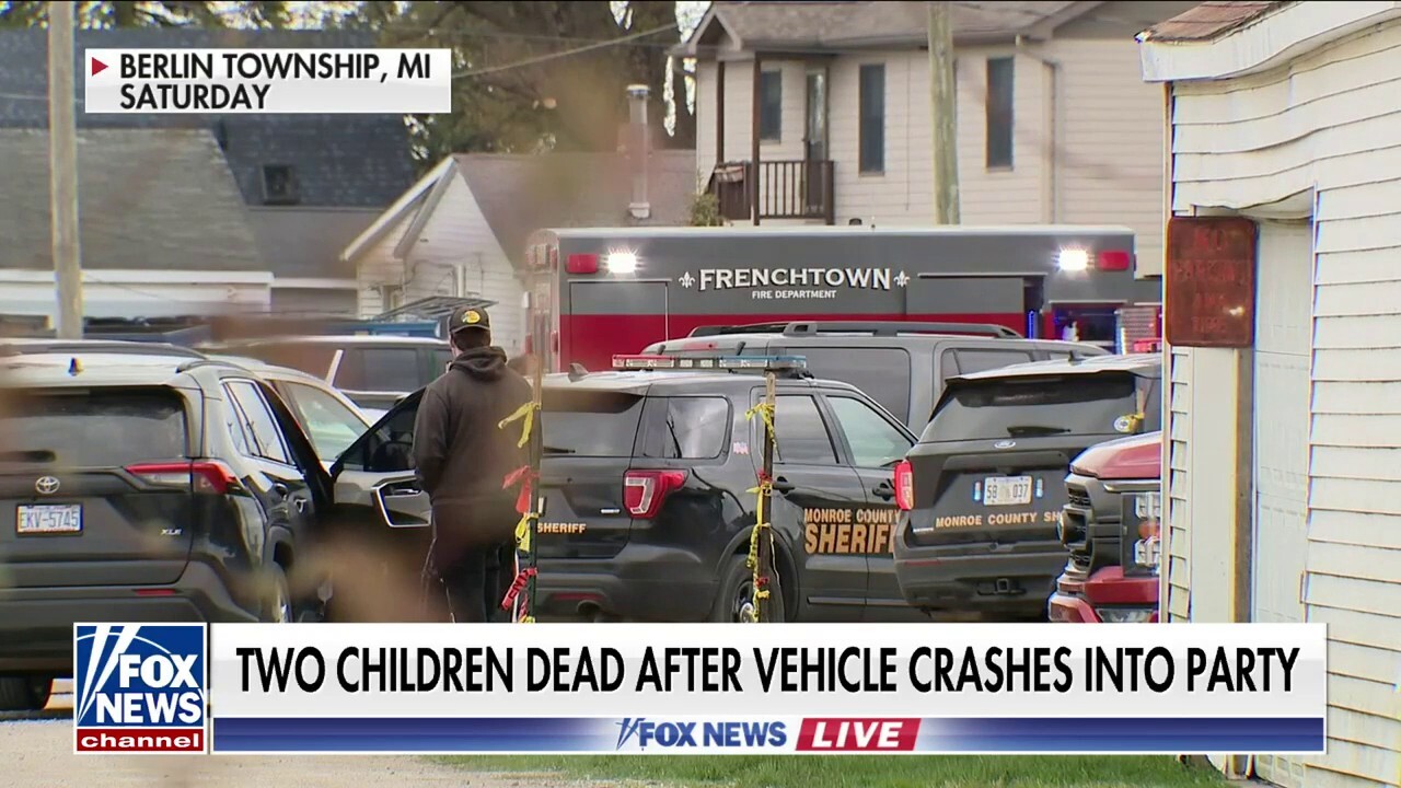 Two children dead after suspected drunk driver crashes into birthday party