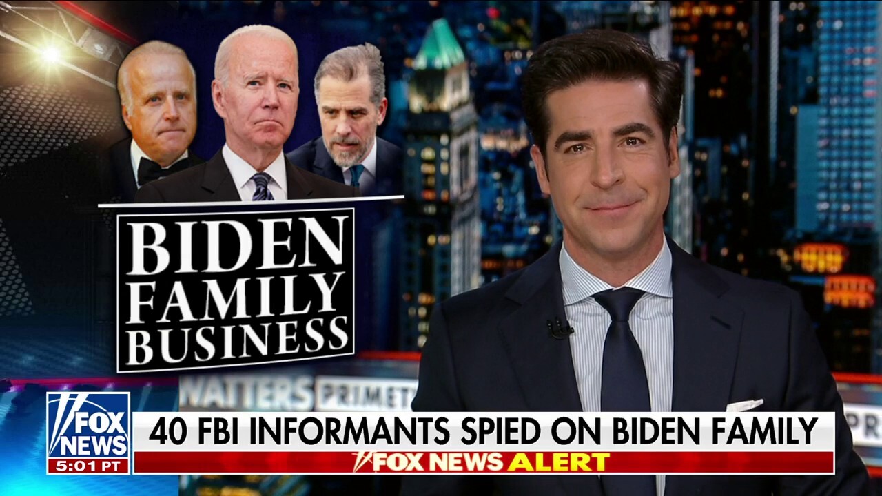  Jesse Watters: The FBI knows all of Joe Biden's dirty laundry 