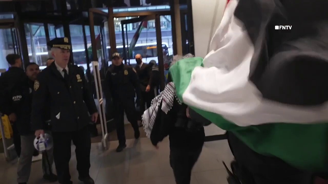 Pro-Palestinian agitators storm NYC business on Black Friday