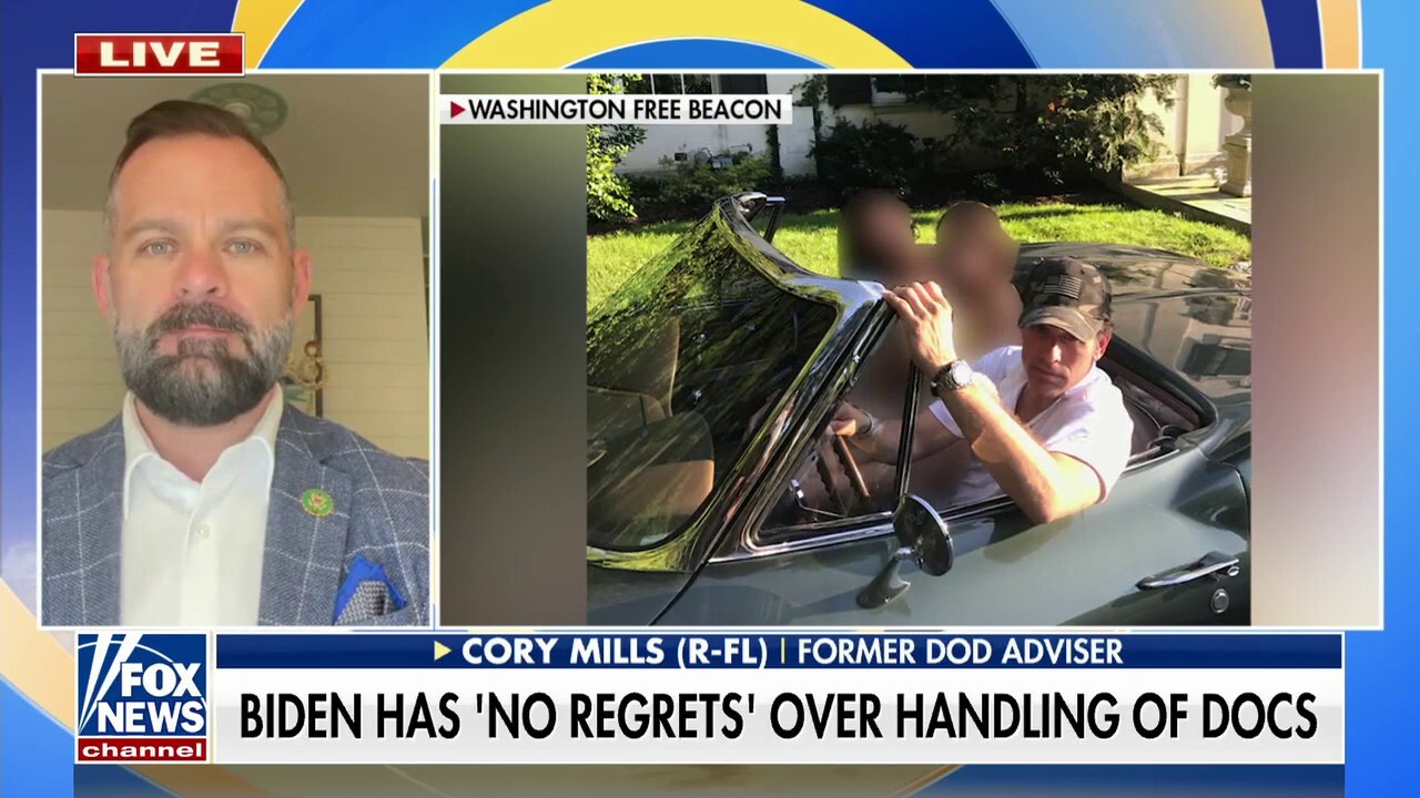 Cory Mills on document scandal: Biden only wants to talk about his 'America Last' agenda