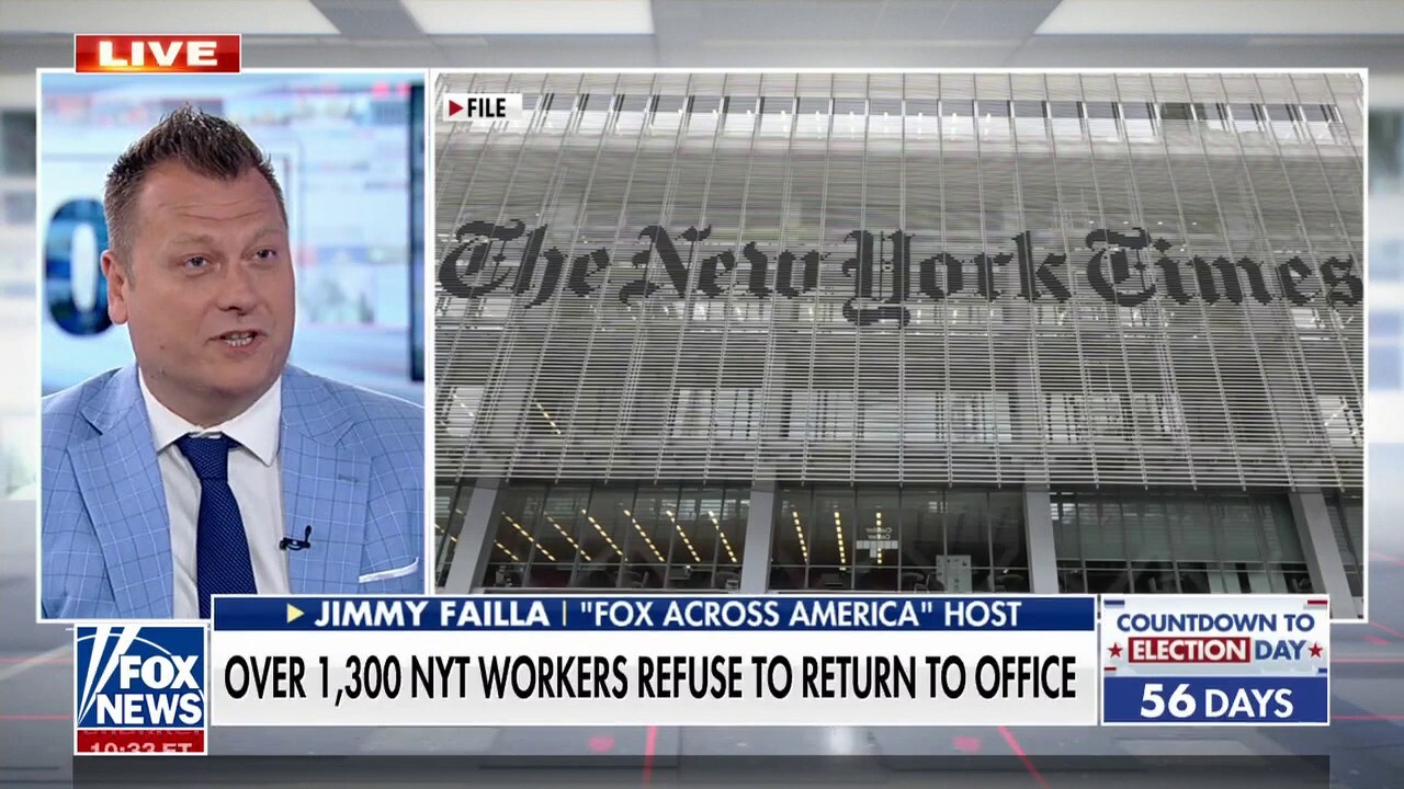 Jimmy Joins 'America's Newsroom' To Discuss The New York Times' Return-To-Work Problems 
