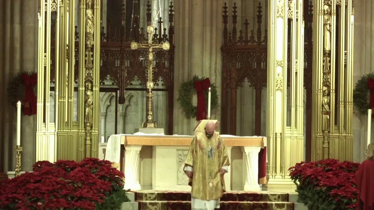 Christmas morning Mass from St. Patrick's Cathedral