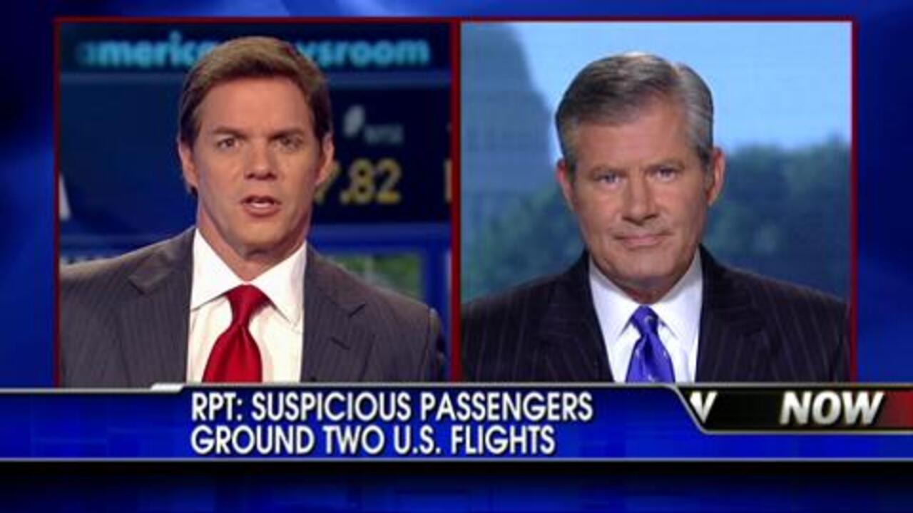 RPT: Suspicious Passengers Ground 2 U.S. Flights