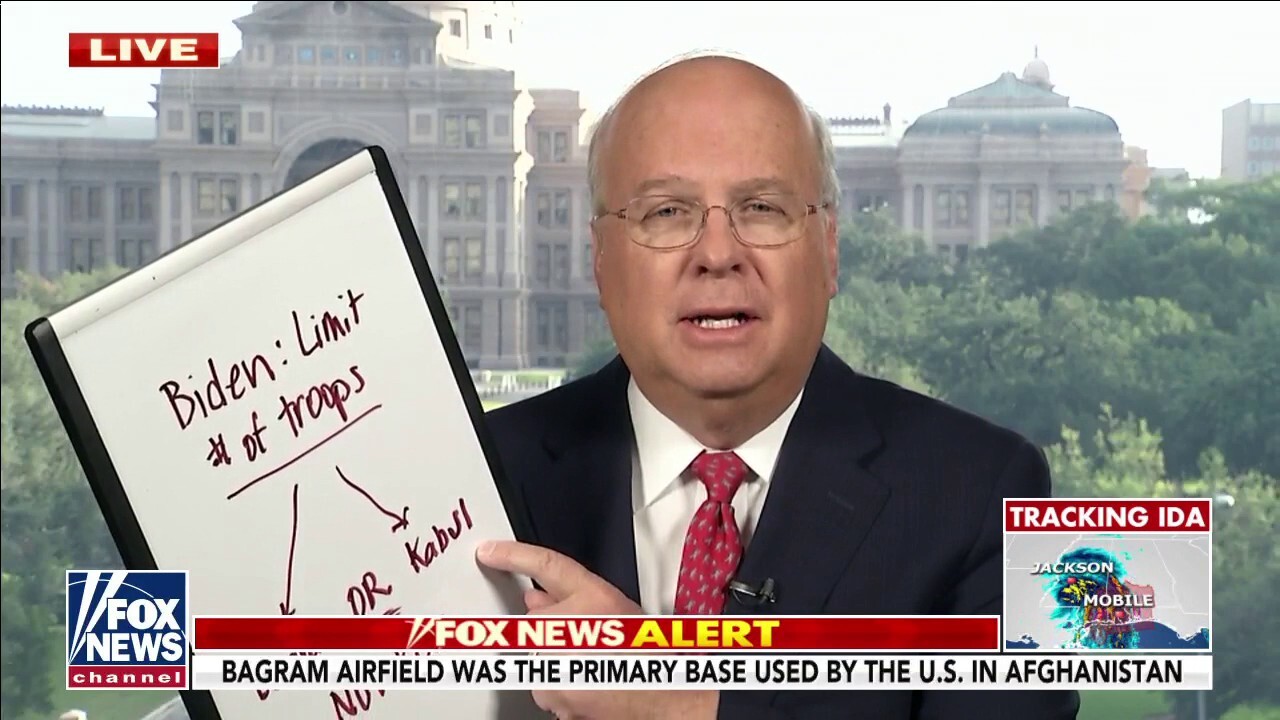 Karl Rove: Biden’s decision to ‘limit number of troops’ in Afghanistan led to Bagram closing