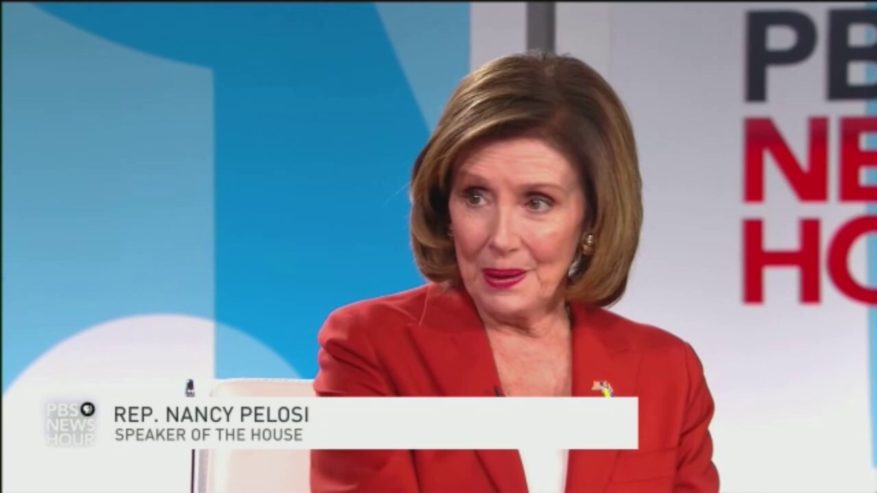 Nancy Pelosi says she sees a world in which Democrats keep the House