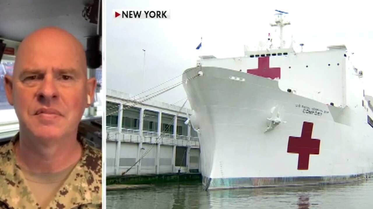 USNS Comfort Capt. Patrick Amersbach on treating COVID-19 patients in New York