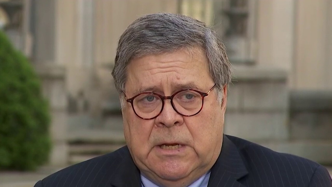 Attorney General Barr on Justice Department response to COVID-19 crisis, state of John Durham’s investigation	
