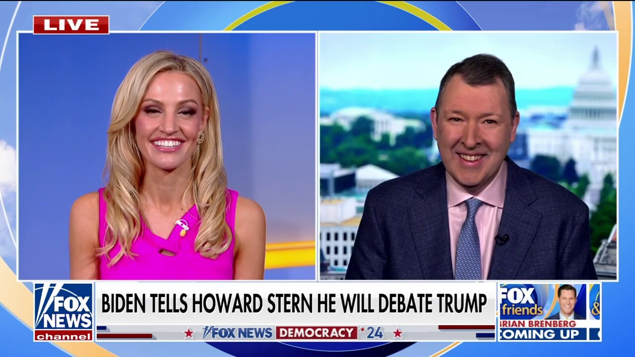 Fox News contributor Marc Thiessen reacts to President Biden saying that he is ‘happy’ to debate Trump and discusses the latest reports that the White House attempted to oust Karine Jean-Pierre.