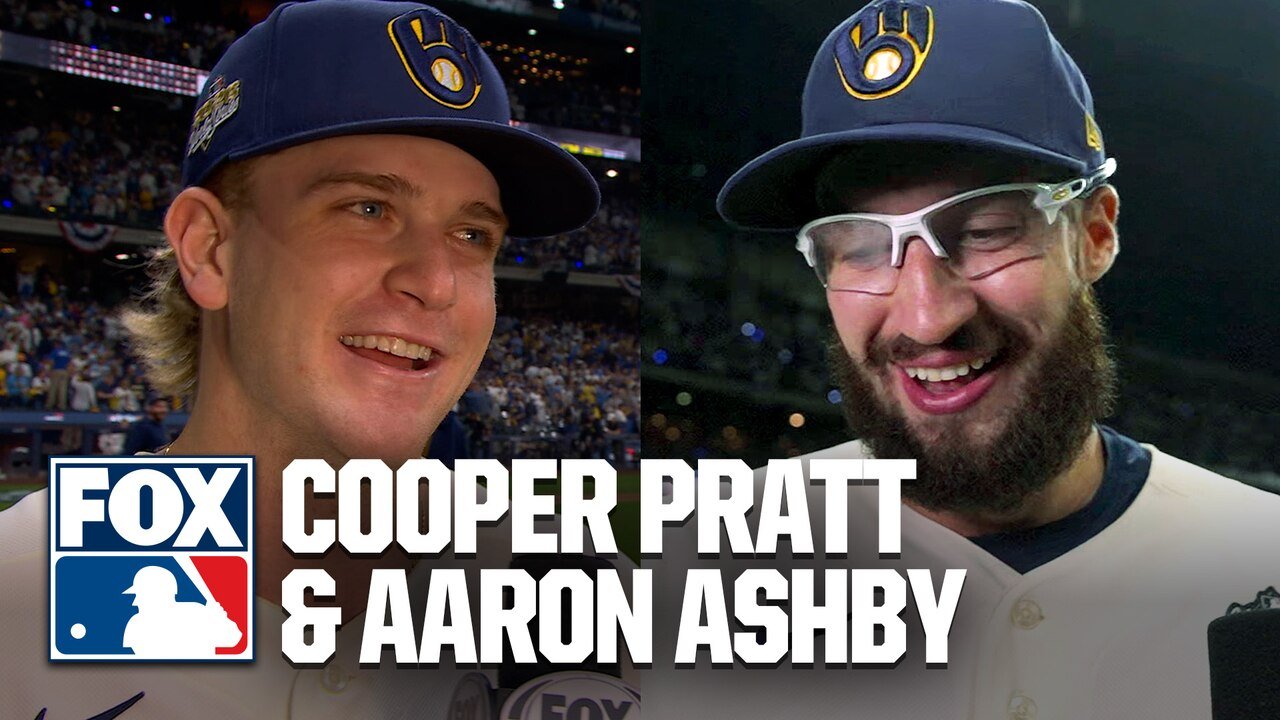 Brewers' Cooper Pratt &amp; Aaron Ashby React to ANOTHER Comeback Win, Taking 2-0 Series Lead Over Rays