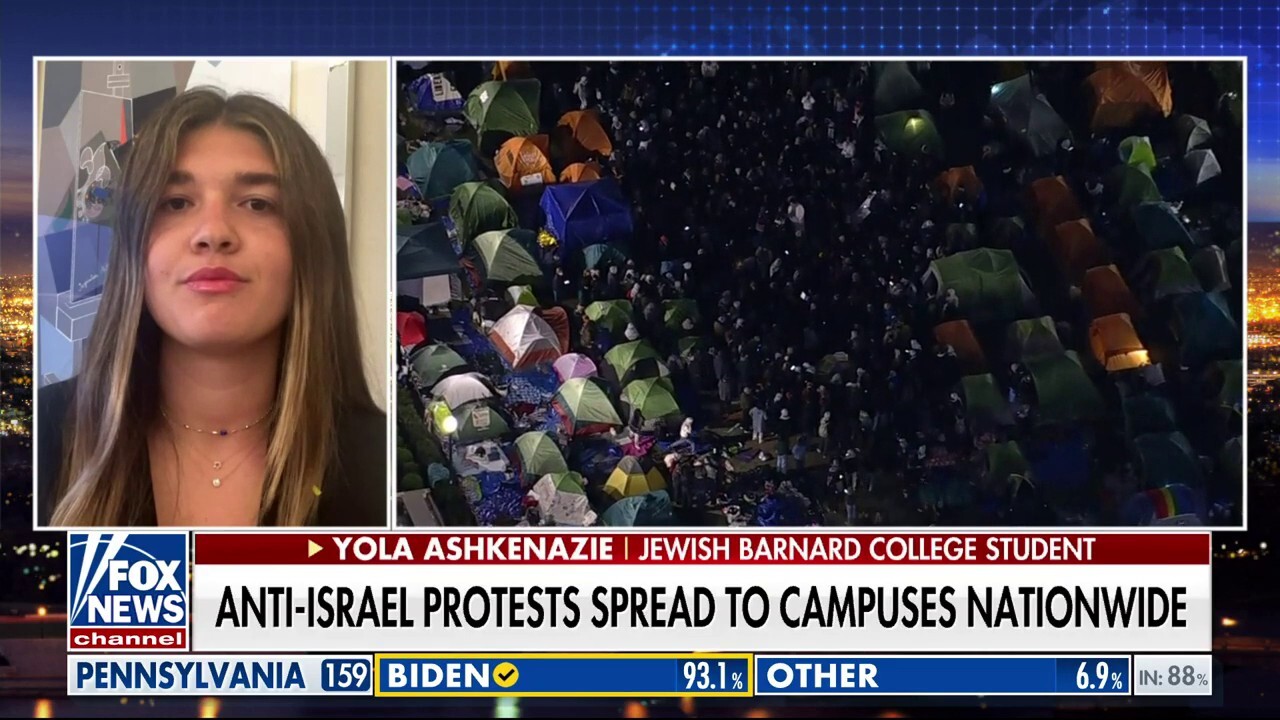След анти израелски протести формирани в Колумбийския университет Калифорнийския университет