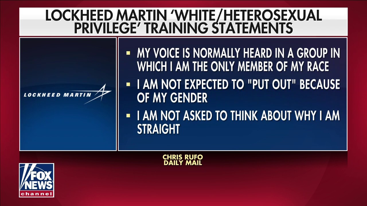 Lockheed Martin 'white privilege' training under scrutiny