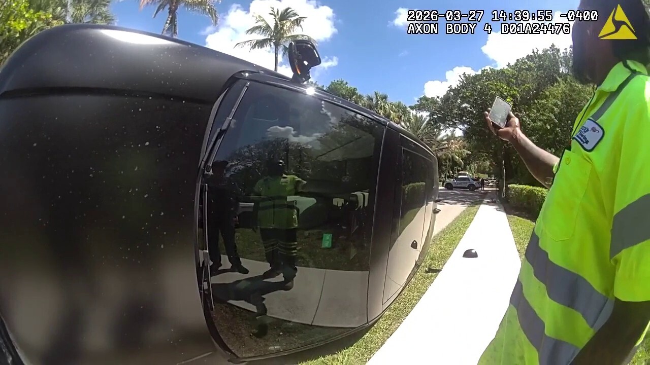 Authorities retrieve Tiger Woods’ clubs from back windshield after crash