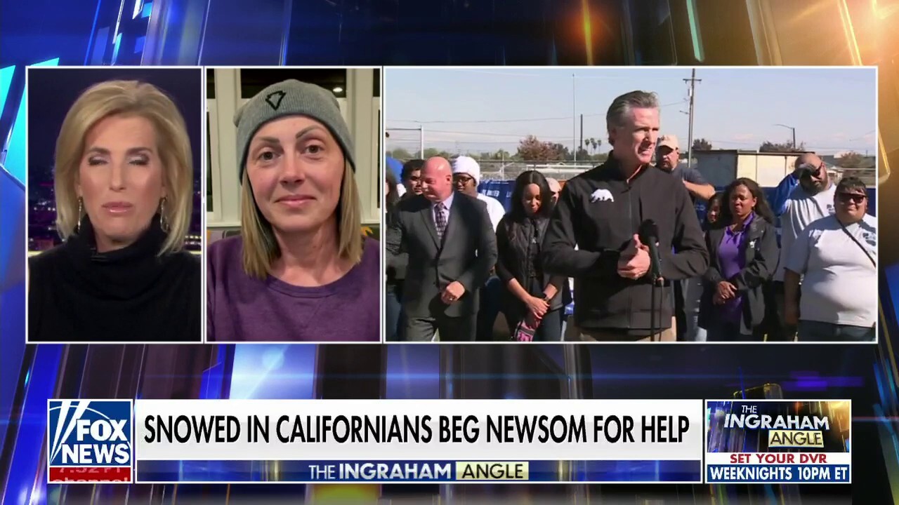 Newsom should return from vacation to help snowed-in citizens: California resident Michelle Calkins