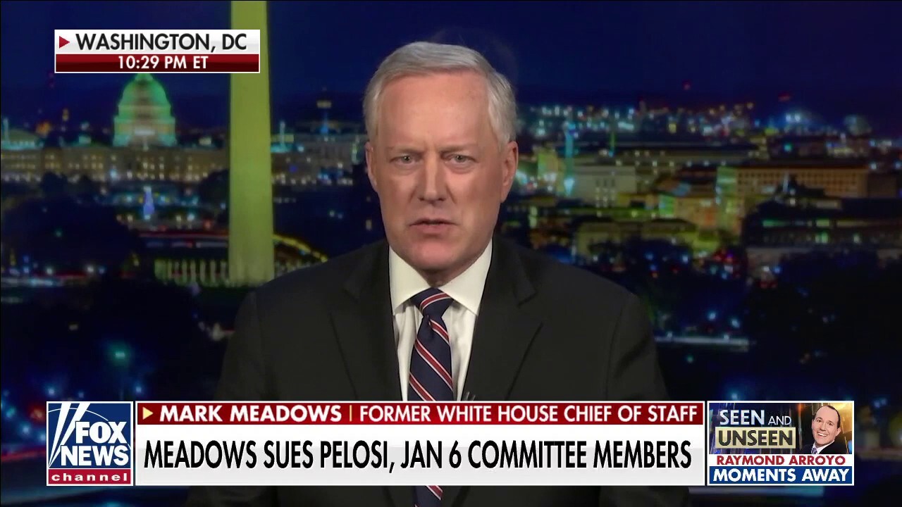 Mark Meadows sues Pelosi and Jan. 6 committee members