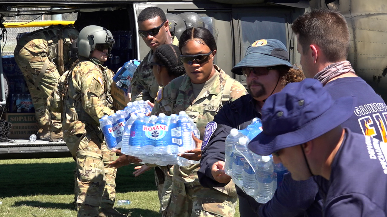 National Guard brings supplies to islands cut off from Florida after Hurricane Ian