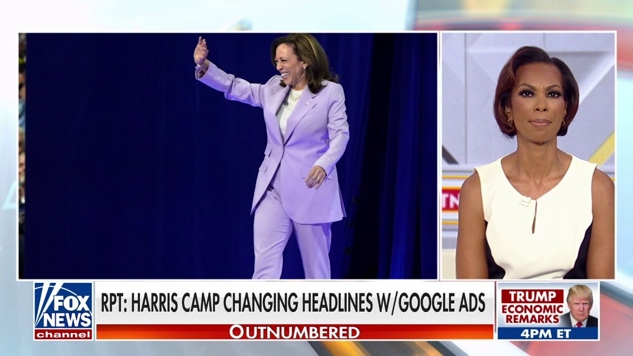 Kamala Harris reportedly manipulating news headlines in Google search