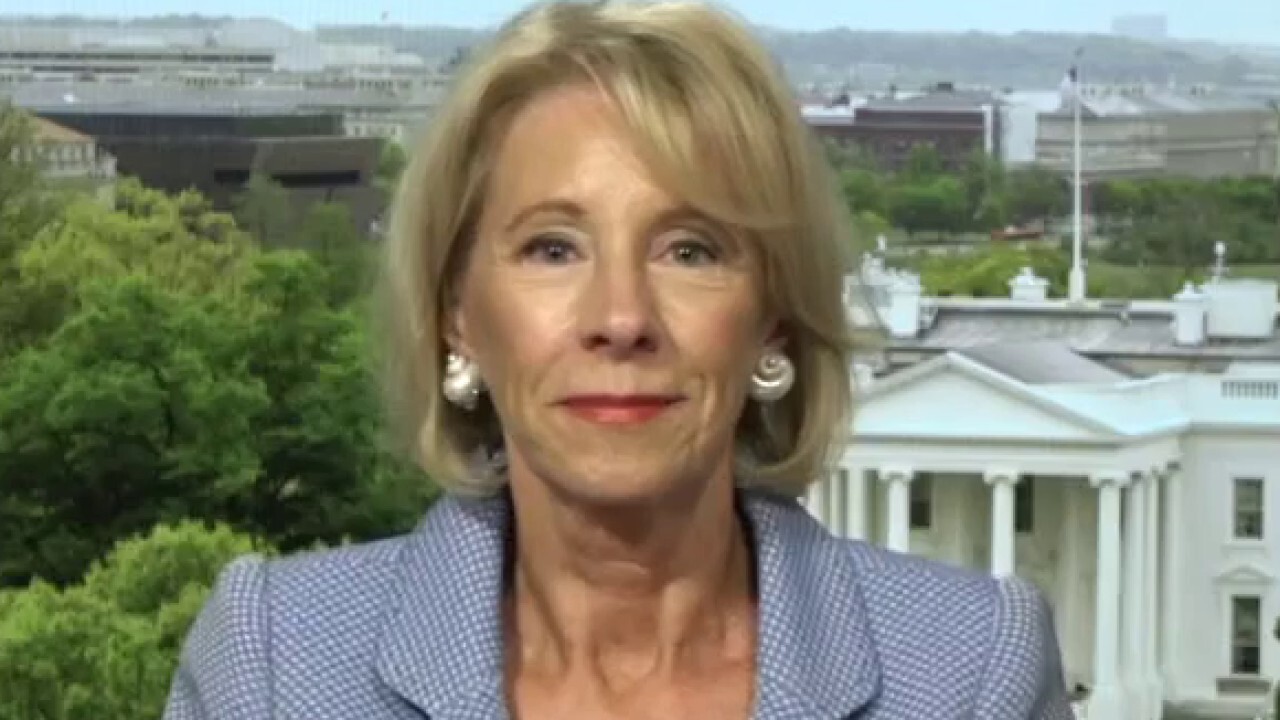 Betsy DeVos on White House increasing pressure on school districts to reopen