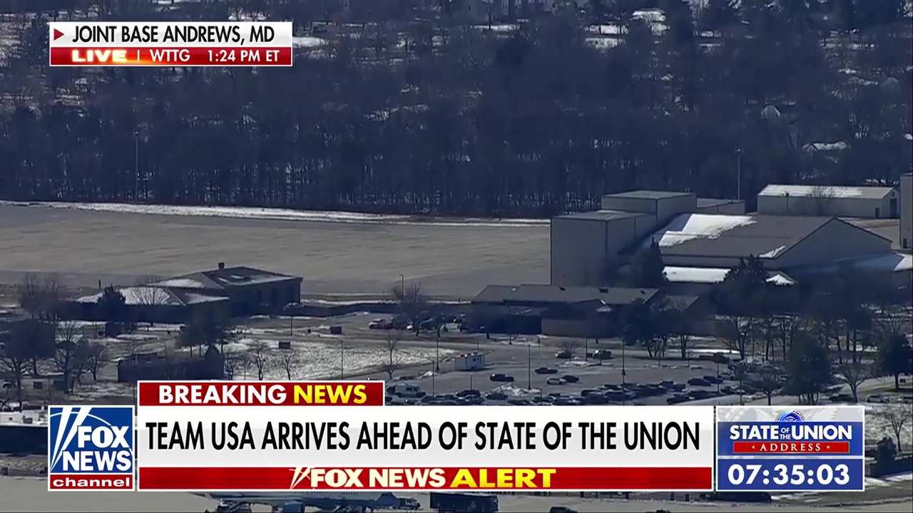 Team USA men’s hockey team arrives in Washington ahead of State of the Union