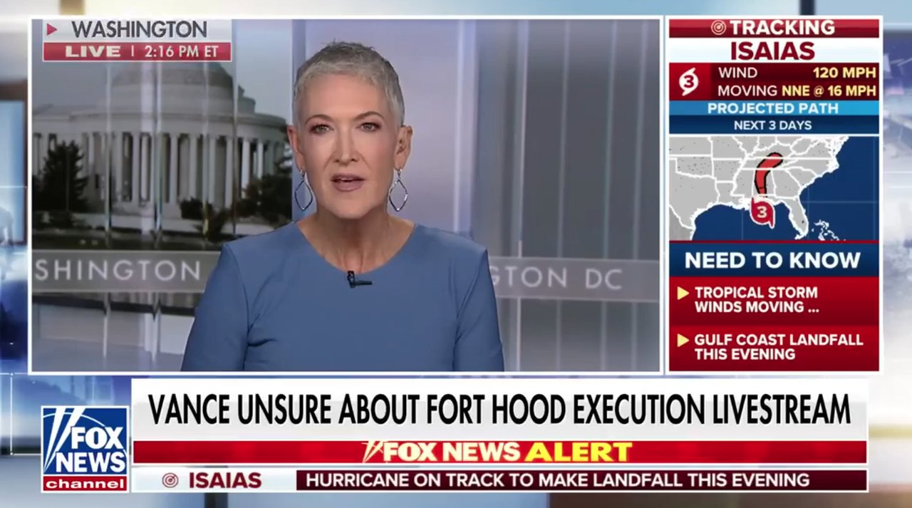 Vance casts doubt on Fort Hood shooter execution livestream